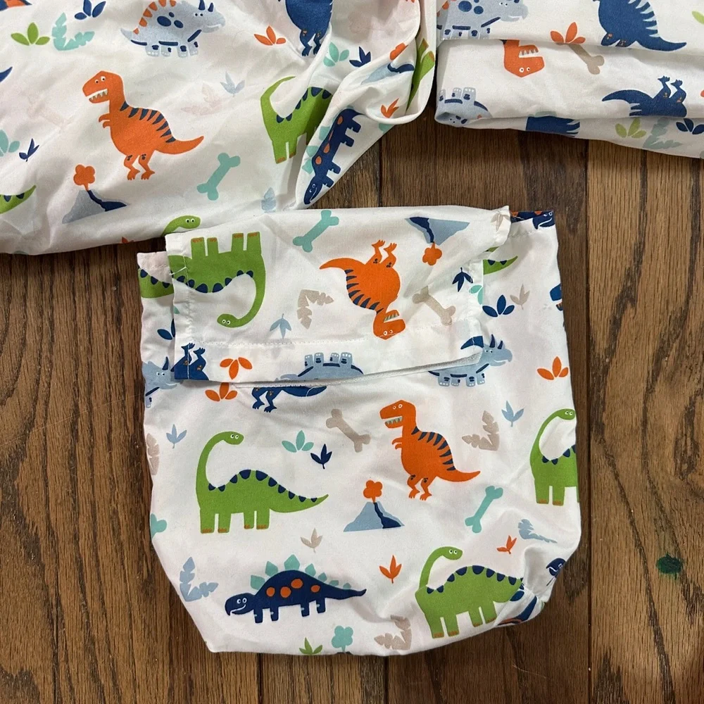 Circo Twin 3 Pc Sheet Set Dinosaur Flat Fitted & Pillowcase